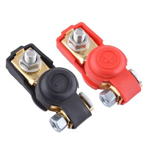 1 Pair Auto Car Battery Terminal Connector Quick Release Clamps