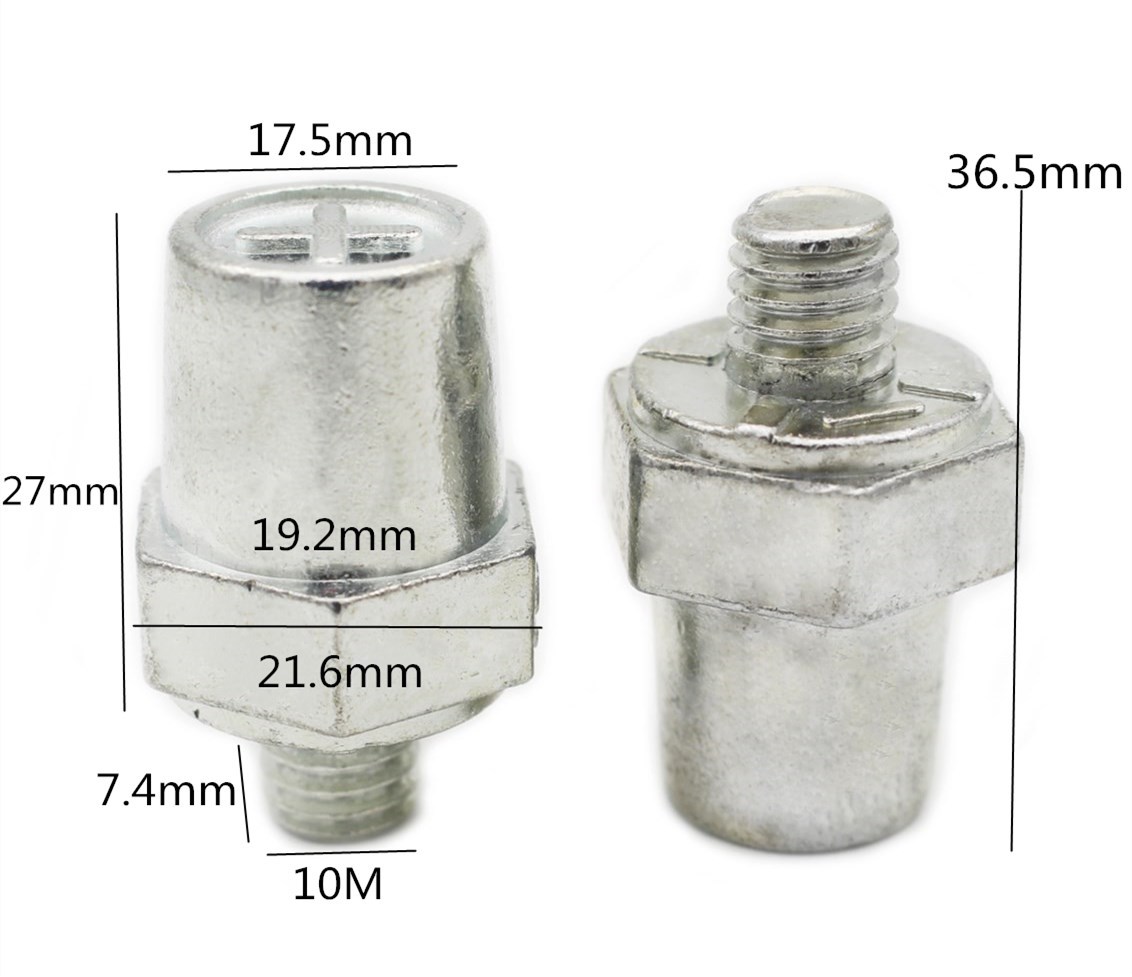 Lead Alloy M8 Studs 17-19mm Quick Connector Screw Terminal - Image 3