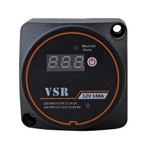 12V 140A Smart Battery Isolator with Volt Meter Miniature Sealed Protector
