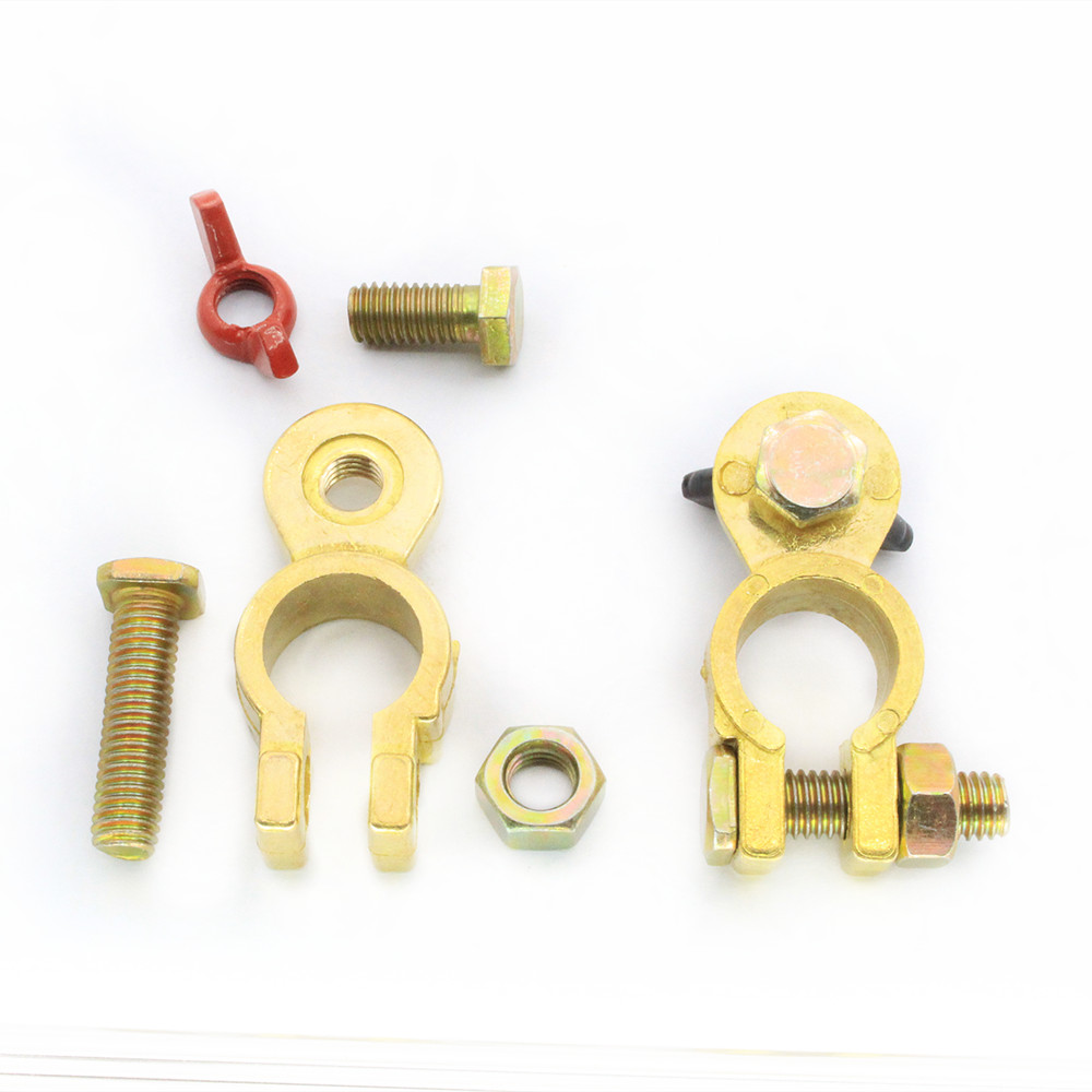 M8 Battery Terminal Connectors Pair of Wing Nut for Marine - Image 2