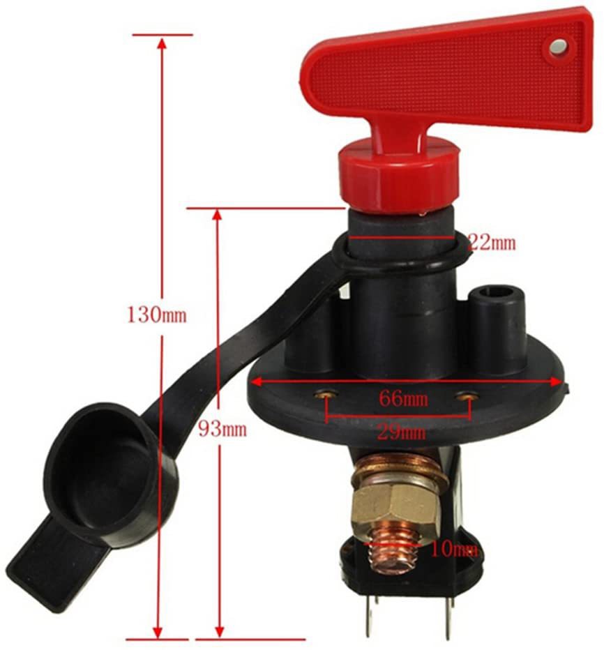 Universal Battery Master Isolator Cut Off Kill Switch - Image 6