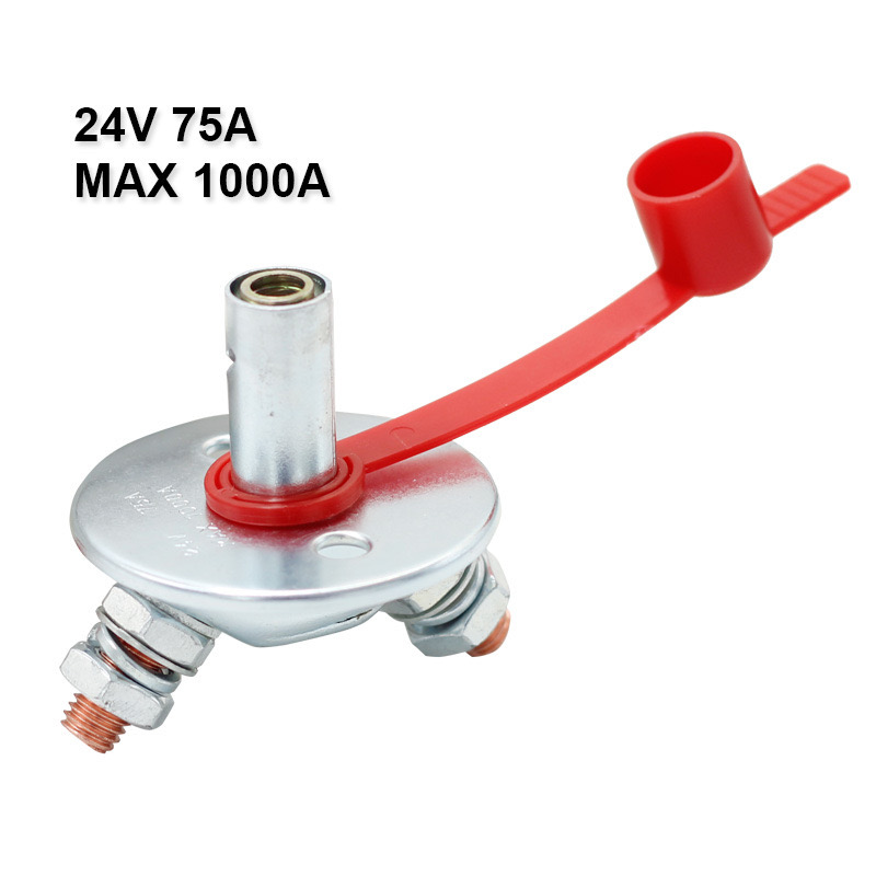 Battery Disconnect Switch 75A Plastic Cut off Isolator Power Kill Switch - Image 3