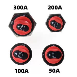 Battery Disconnect Solenoid Switch 300A 6-32V DC Made of Tin-plated Copper