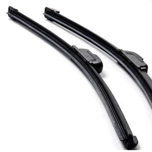EL Car U-Type Frameless Auto Windscreen Wiper Blades Universal Rubber Wipers 14"-26"