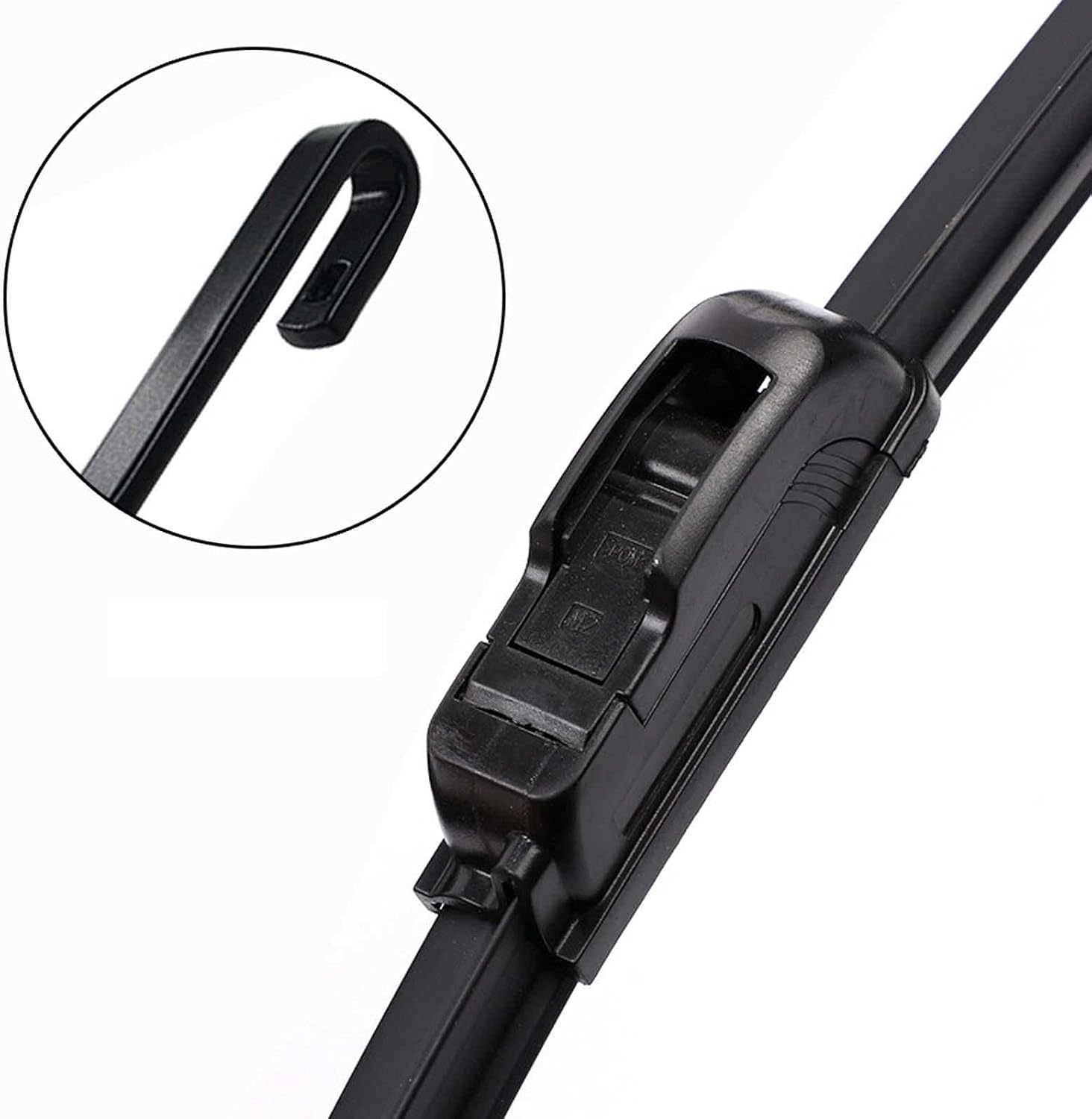 EL Car U-Type Frameless Auto Windscreen Wiper Blades Universal Rubber Wipers 14"-26" - Image 3