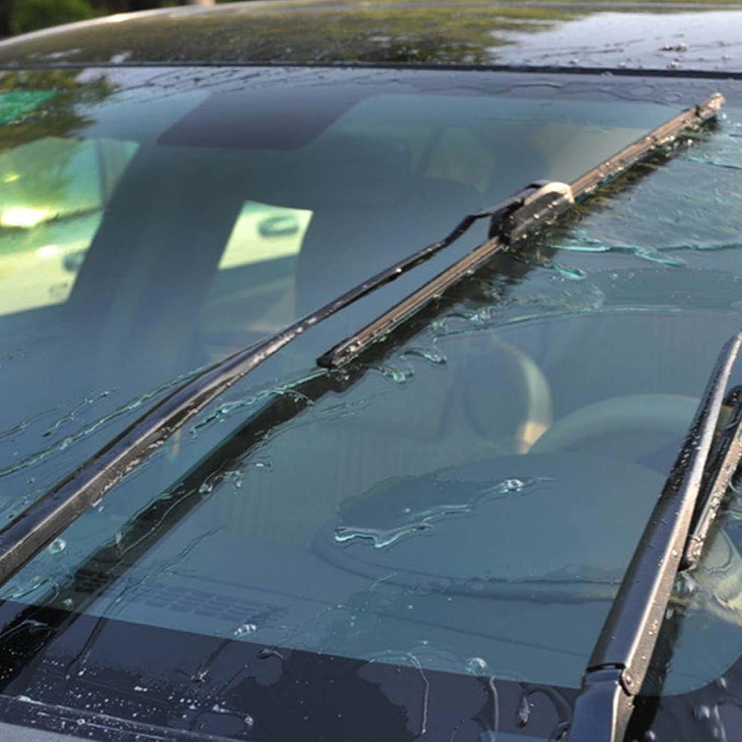 EL Car U-Type Frameless Auto Windscreen Wiper Blades Universal Rubber Wipers 14"-26" - Image 5