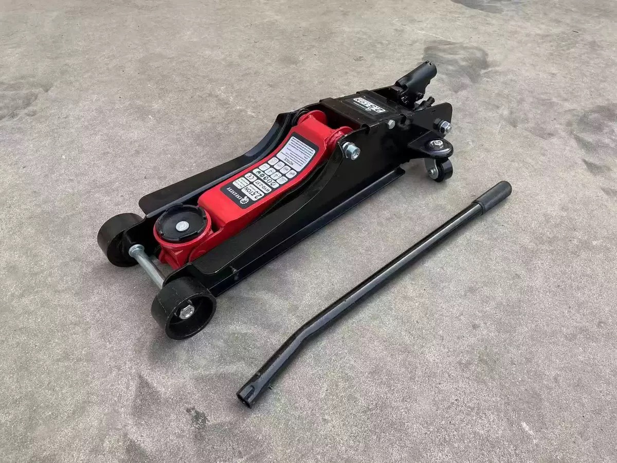 2T 3T Hydraulic Floor Horizontal Jack Portable Car Trolley Lift Dual Pump - Image 2